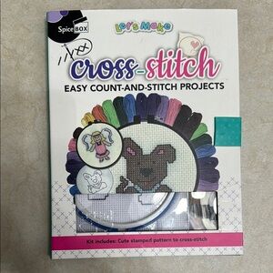 SpiceBox Let's Make Cross-Stitch Kit